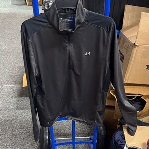 Under Armour Black Half-Zip Performance Pullover